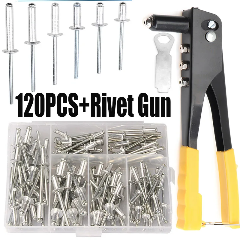 120Pcs Rivets / Heavy Duty Riv - Nuts Mix recension och pris