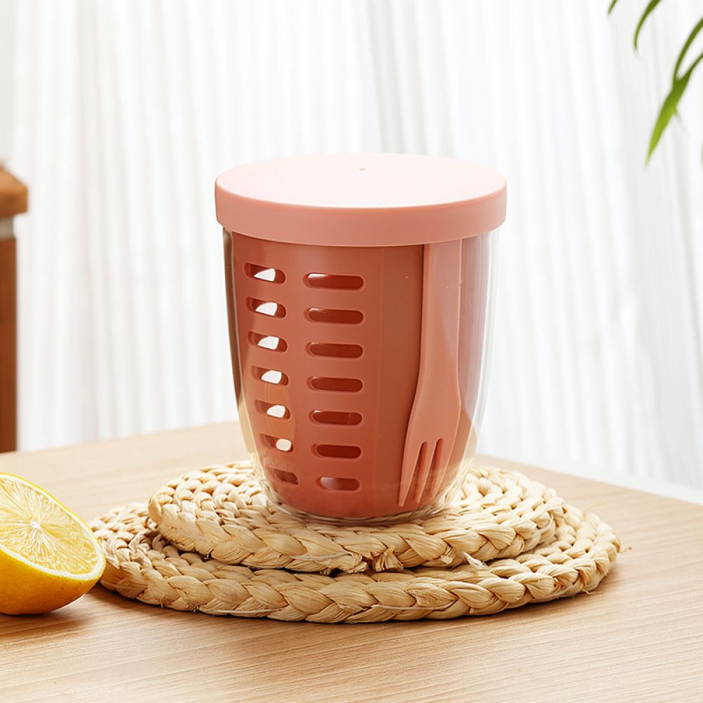 Large Salad Shaker Cup With Fo - Healthy Snacks Food recension och pris