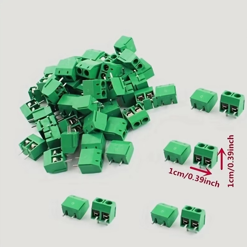 50PCS PCB Terminal Block Conne - Nuts Mix recension och pris