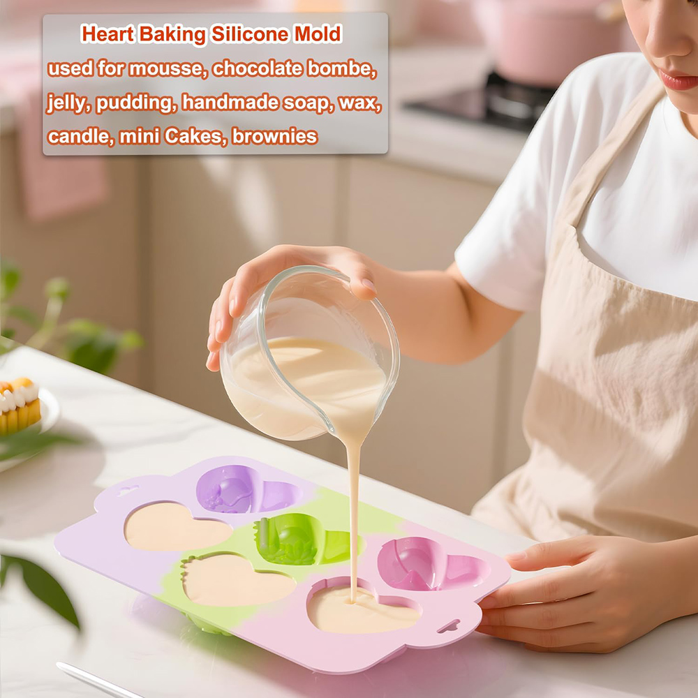 Heart Silicone Molds Chocolate - Gummy Candy recension och pris