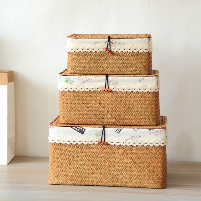 Seaweed Woven Box Grass Basket - Seaweed Snack recension och pris