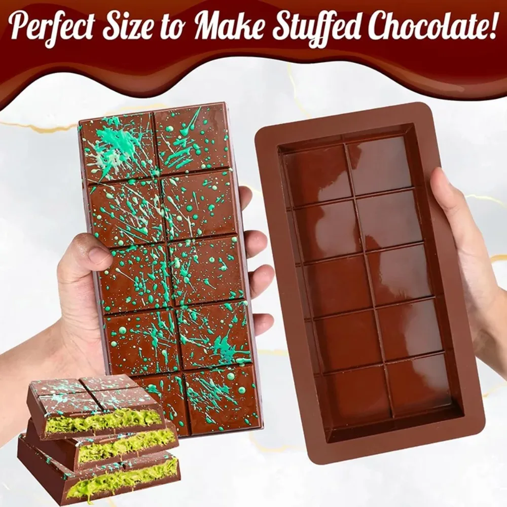 Silicone Chocolate Bar Mold Re - Protein Bar recension och pris