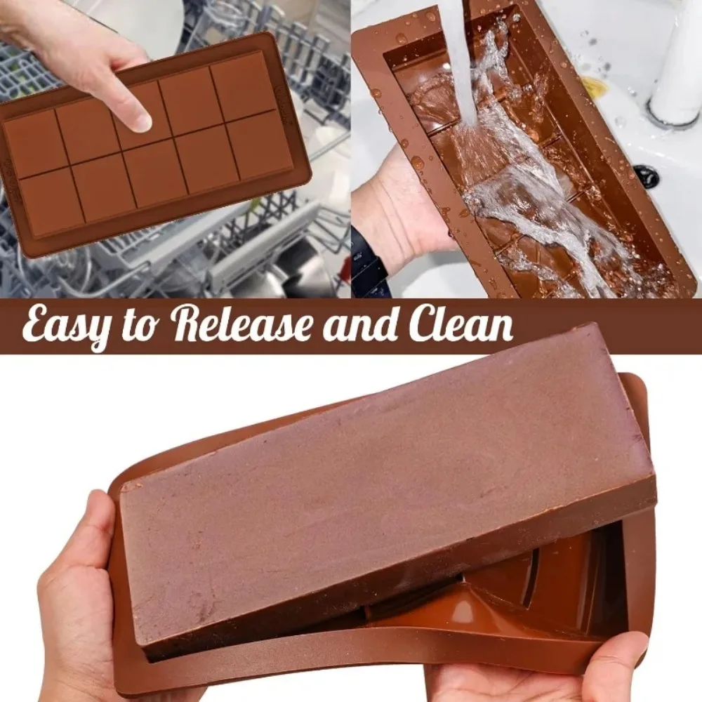 Silicone Chocolate Bar Mold Re - Protein Bar recension och pris