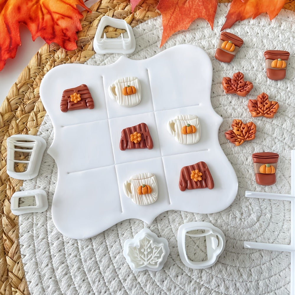 7Pcs Autumn Tic-Tac-Toe Cookie - Cookies Pack recension och pris