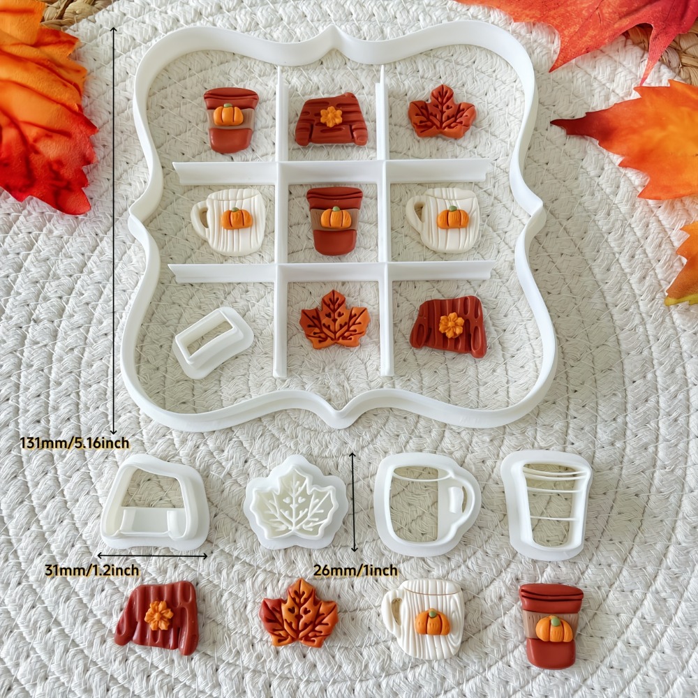 7Pcs Autumn Tic-Tac-Toe Cookie - Cookies Pack recension och pris