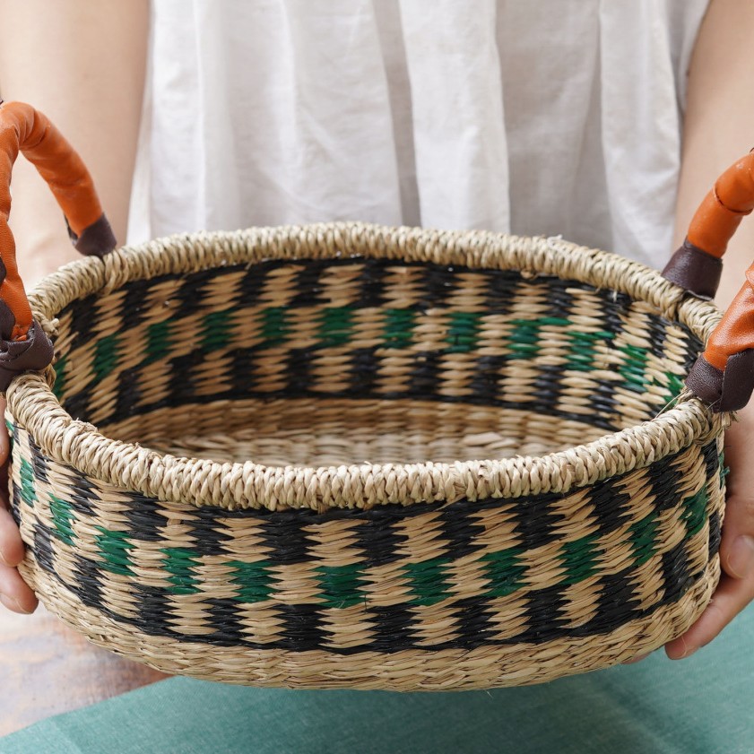 Seaweed woven storage basket C - Seaweed Snack recension och pris