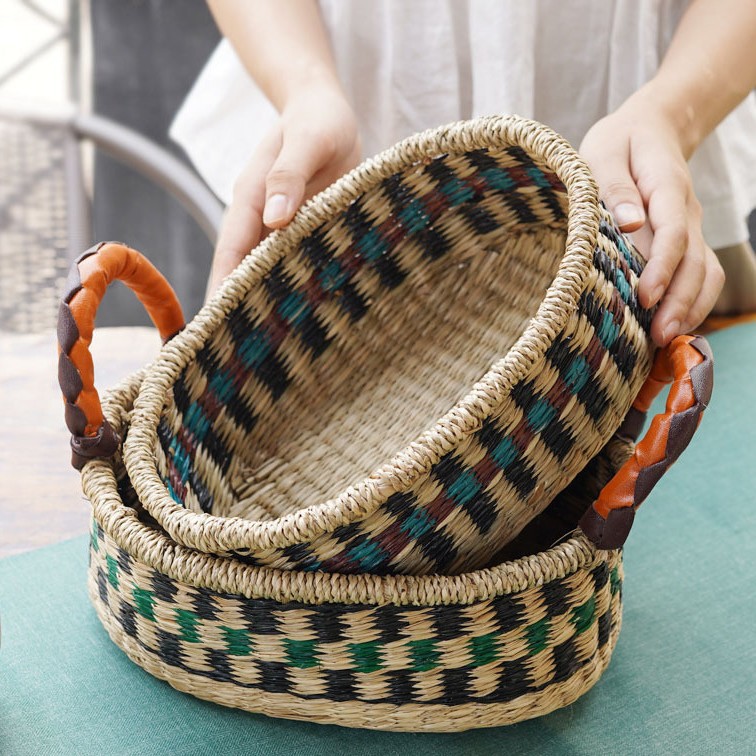Seaweed woven storage basket C - Seaweed Snack recension och pris