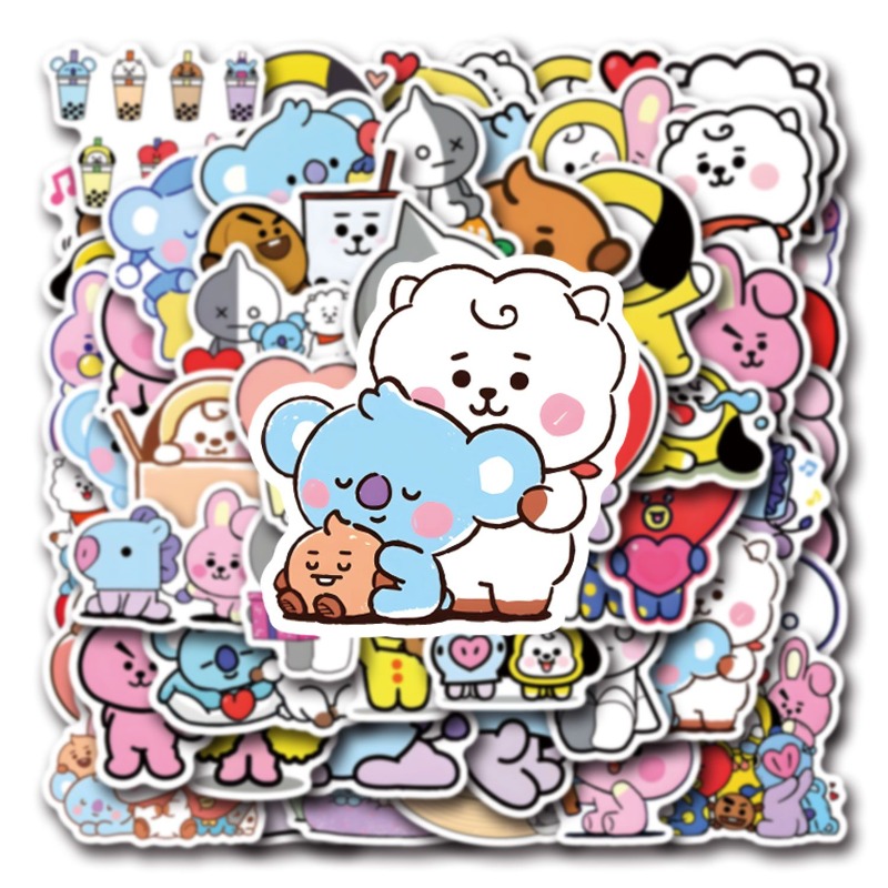 55/110PCS BT21 Chimmy Cooky ko - Cookies Pack recension och pris